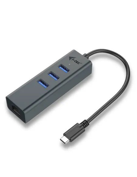 i-tec Metal USB-C HUB 3 Port + Gigabit Ethernet Adapter