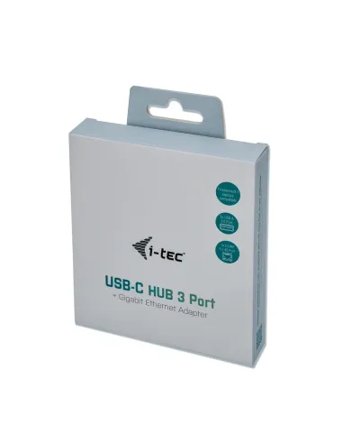 i-tec Metal USB-C HUB 3 Port + Gigabit Ethernet Adapter