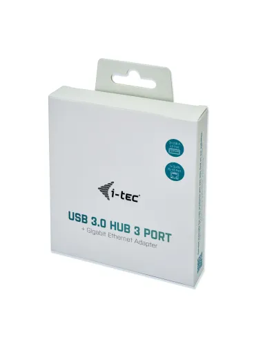 i-tec Metal USB 3.0 HUB 3 Port + Gigabit Ethernet Adapter