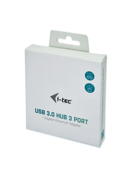 i-tec Metal USB 3.0 HUB 3 Port + Gigabit Ethernet Adapter