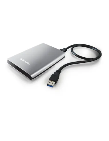Verbatim Disco Duro Portátil Store 'n' Go USB 3.0 de 1 TB en color Plateado