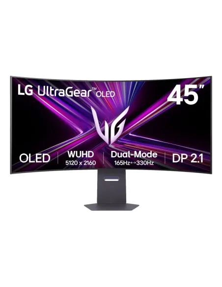 LG UltraGear pantalla para PC 114,3 cm (45") 5120 x 2160 Pixeles 5K Ultra HD OLED Negro
