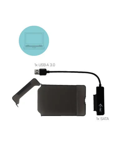 i-tec MySafe USB 3.0 Easy 2.5" External Case – Black