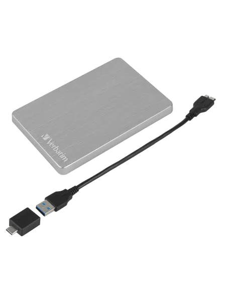 Verbatim Disco duro portátil Store 'n' Go ALU Slim 1 TB Plata