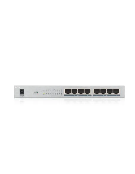 Zyxel GS1008HP No administrado Gigabit Ethernet (10 100 1000) Energía sobre Ethernet (PoE) Gris