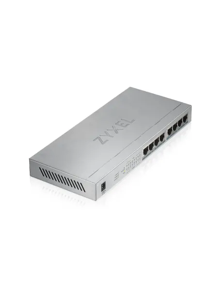 Zyxel GS1008HP No administrado Gigabit Ethernet (10 100 1000) Energía sobre Ethernet (PoE) Gris
