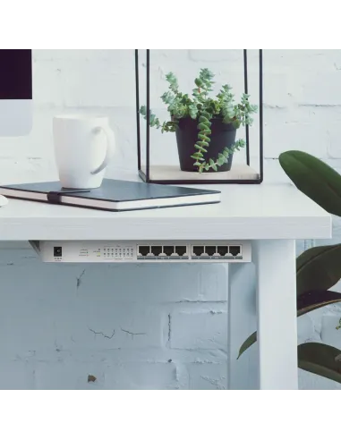 Zyxel GS1008HP No administrado Gigabit Ethernet (10 100 1000) Energía sobre Ethernet (PoE) Gris