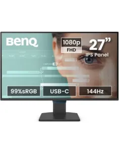 MONITOR BENQ GW2790C (9H.LNPLB.QBE) 27” 1080P FHD 144HZ IPS EYE-CARE, USB-C, CERTIFICADO TUV