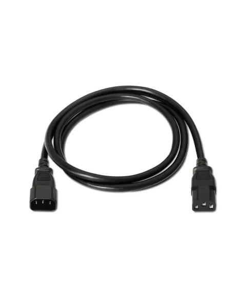 AISENS A132-0171 cable de transmisión Negro 1,5 m C13 acoplador C14 acoplador