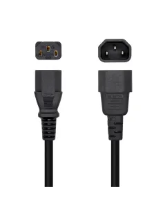 AISENS Cable Alimentación CPU, C13 H-C14 M, Negro, 3.0m 2