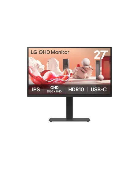 LG 27BA75QB-B.AEU pantalla para PC 68,6 cm (27") 2560 x 1440 Pixeles Wide Quad HD LED Negro