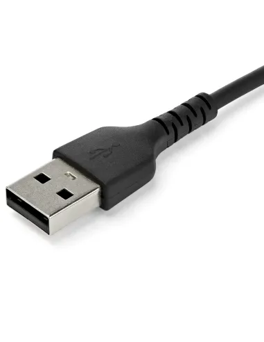 StarTech.com Cable de Carga USB-A a USB-C de 2m - Cable de Carga Rápida y Sincronización USB 2.0 de Servicio Pesado - Cable de