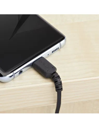 StarTech.com Cable de Carga USB-A a USB-C de 2m - Cable de Carga Rápida y Sincronización USB 2.0 de Servicio Pesado - Cable de