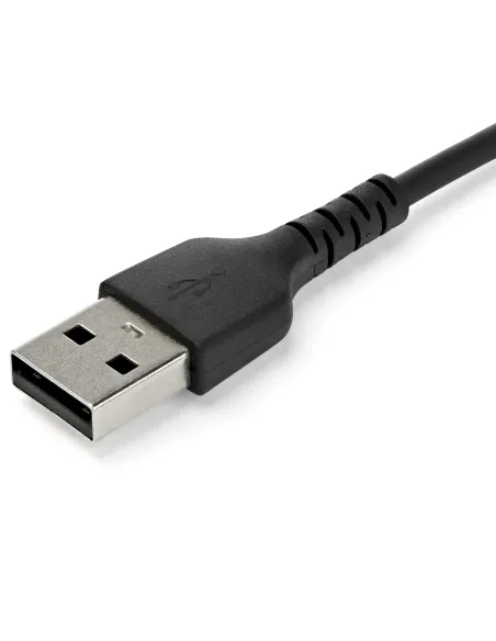 StarTech.com Cable de Carga USB-A a USB-C de 1m - Cable de Carga Rápida y Sincronización USB 2.0 de Servicio Pesado - Cable de