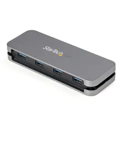 StarTech.com Hub USB 3.0 de 4 Puertos USB-A - Ladrón USB 3.2 Gen 1 SuperSpeed de 5Gbps Portátil Tipo A - Alimentado por el Bus 2