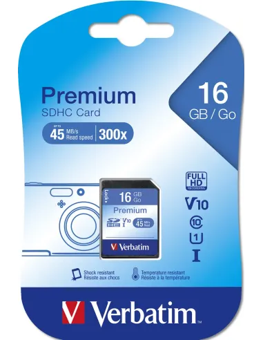 Verbatim Premium 16 GB SDHC Clase 10