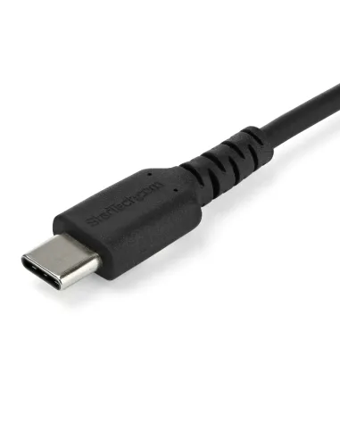 StarTech.com Cable de 2m de Carga USB C - de Carga Rápida y Sincronización USB 2.0 Tipo C a USB C para Portátiles -