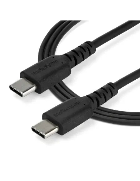 StarTech.com Cable de 1m de Carga USB C - de Carga Rápida y Sincronización USB 2.0 Tipo C a USB C para Portátiles -