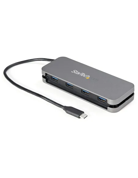 StarTech.com Hub Ladrón USB C de 4 Puertos - 4x USB-A - Concentrador USB 3.0 Tipo C de 5Gbps (USB 3.2 Gen 1) - Hub Portátil