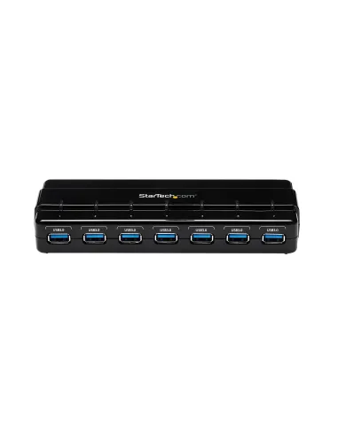 StarTech.com Concentrador Ladrón USB 3.0 de 7 Puertos - 5Gbps - Hub de Sobremesa