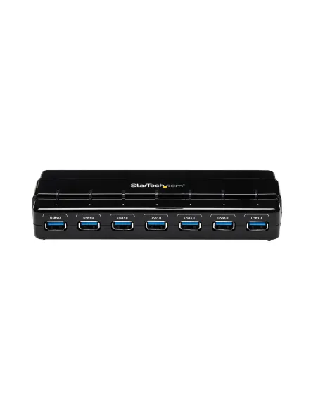 StarTech.com Concentrador Ladrón USB 3.0 de 7 Puertos - 5Gbps - Hub de Sobremesa