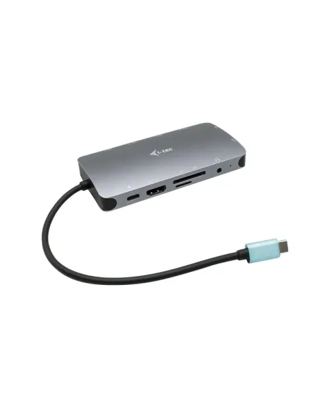 i-tec Metal USB-C Nano Dock HDMI VGA with LAN + Universal Charger 77 W