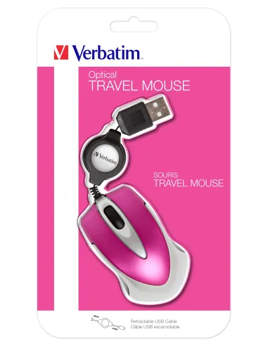 Verbatim Go Mini ratón Oficina USB tipo A Óptico 1000 DPI