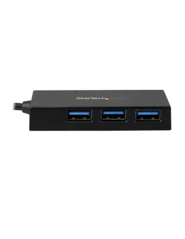 StarTech.com Concentrador USB 3.0 (5Gbps) de 4 Puertos - USB-C a 1x USB-C y 3x USB-A
