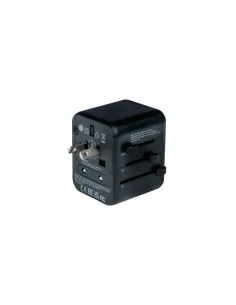 Verbatim 49544 adaptador de enchufe eléctrico Universal Negro 2