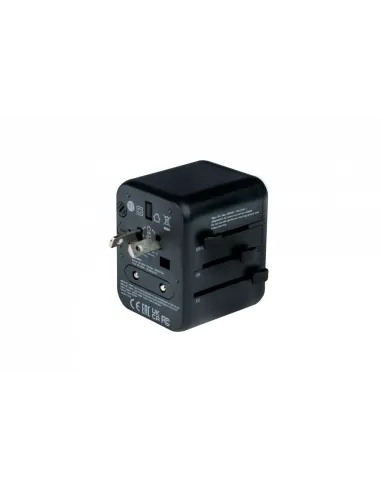 Verbatim 49544 adaptador de enchufe eléctrico Universal Negro