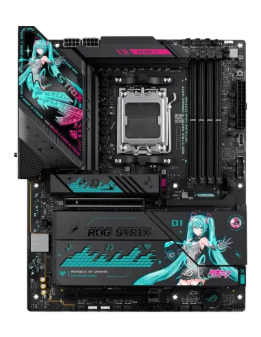 ASUS ROG STRIX X870E-H GAMING WIFI7 HATSUNE MIKU EDITION AMD X870E Zócalo AM5 ATX