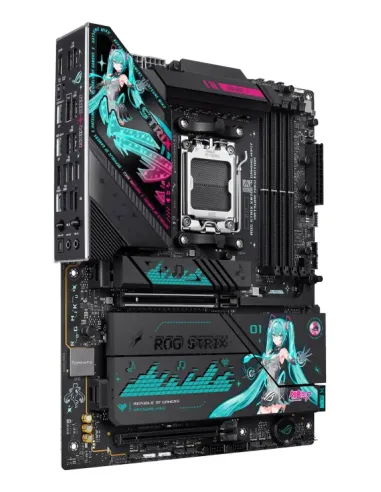ASUS ROG STRIX X870E-H GAMING WIFI7 HATSUNE MIKU EDITION AMD X870E Zócalo AM5 ATX