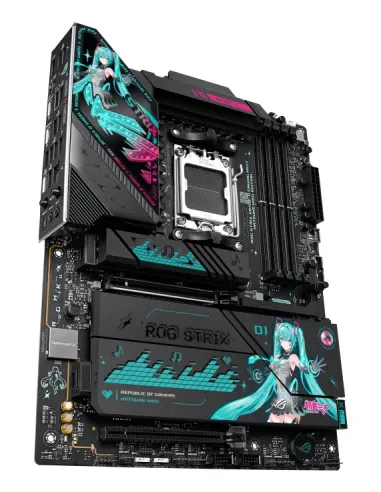 ASUS ROG STRIX X870E-H GAMING WIFI7 HATSUNE MIKU EDITION AMD X870E Zócalo AM5 ATX