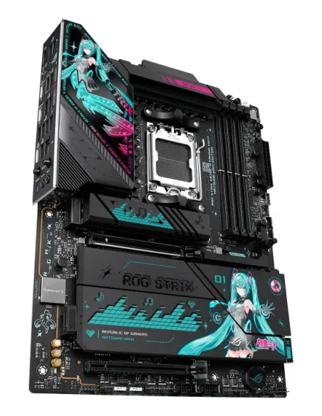 ASUS ROG STRIX X870E-H GAMING WIFI7 HATSUNE MIKU EDITION AMD X870E Zócalo AM5 ATX