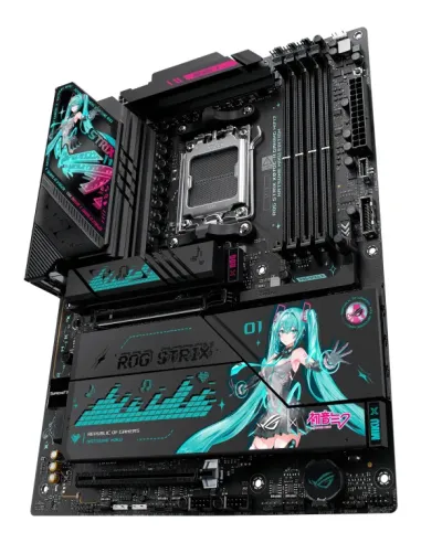 ASUS ROG STRIX X870E-H GAMING WIFI7 HATSUNE MIKU EDITION AMD X870E Zócalo AM5 ATX