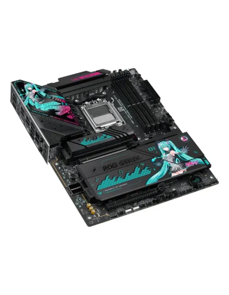 ASUS ROG STRIX X870E-H GAMING WIFI7 HATSUNE MIKU EDITION AMD X870E Zócalo AM5 ATX