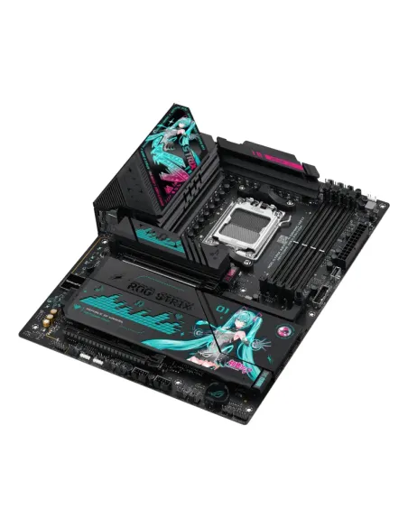 ASUS ROG STRIX X870E-H GAMING WIFI7 HATSUNE MIKU EDITION AMD X870E Zócalo AM5 ATX