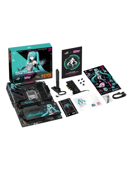 ASUS ROG STRIX X870E-H GAMING WIFI7 HATSUNE MIKU EDITION AMD X870E Zócalo AM5 ATX