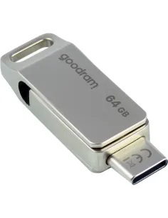 Goodram ODA3 unidad flash USB 64 GB USB Type-A   USB Type-C 3.2 Gen 1 (3.1 Gen 1) Plata 2