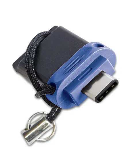 Verbatim Dual - Unidad USB 3.0 de 32 GB - USB-C   USB-A - Azul