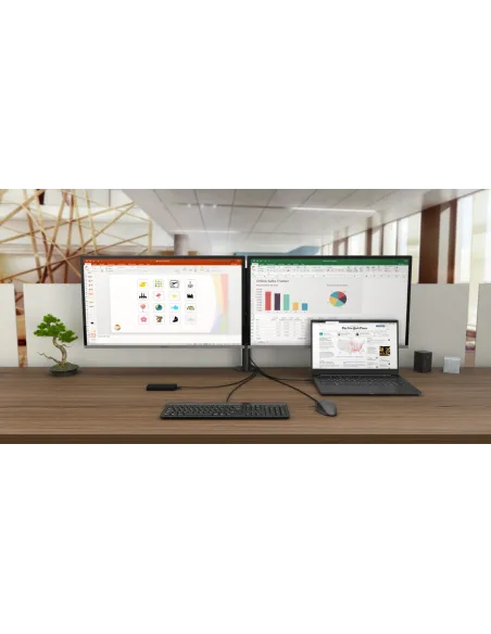 i-tec USB-C Dual Display Docking Station with Power Delivery 100 W + Universal Charger 100 W