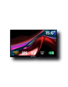 Verbatim 49592 pantalla para PC 39,6 cm (15.6") 1920 x 1080 Pixeles Full HD LCD Pantalla táctil Negro 2
