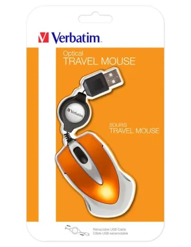 Verbatim Go Mini ratón Oficina USB tipo A Óptico 1000 DPI