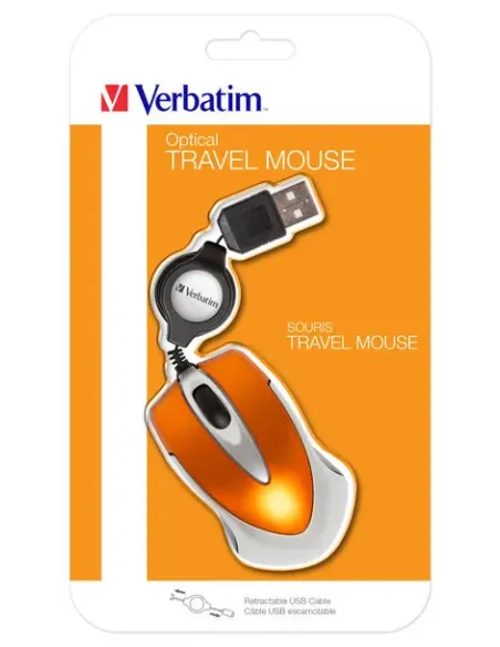 Verbatim Go Mini ratón Oficina USB tipo A Óptico 1000 DPI