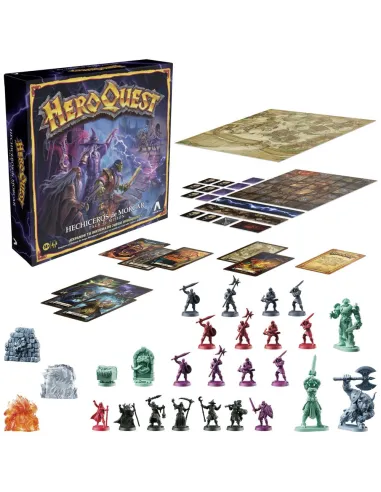 Juego de mesa hasbro heroquest wizards of morcar