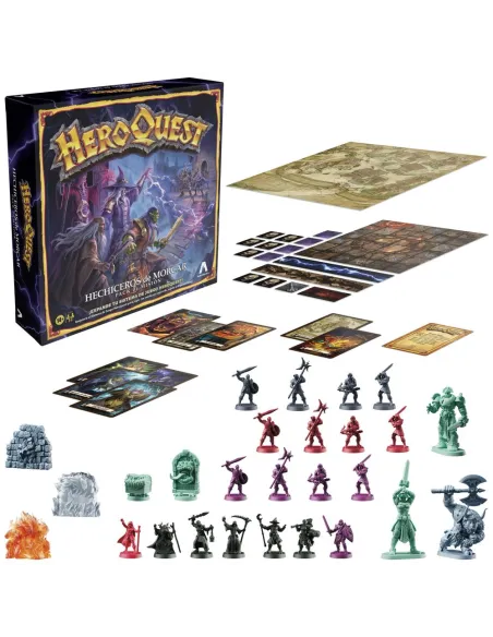 Juego de mesa hasbro heroquest wizards of morcar