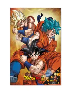 Poster 3d 58x38 cm champa goku states dragon ball super