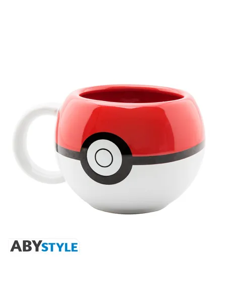 Taza 3d abystyle pokemon pokeball