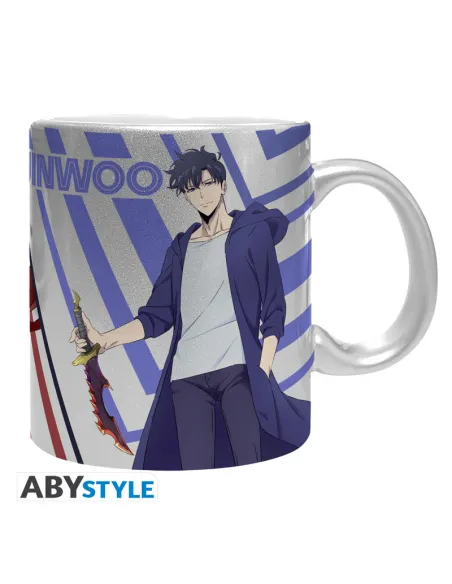 Taza abystyle solo leveling jinwoo e igris 320 ml