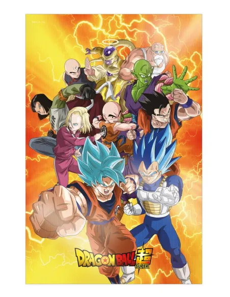 Poster 3d 58x38cm universal survival heroes dragon ball super